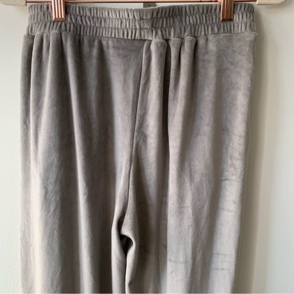 SKIMS Velour Wide Leg Pant size XS Grey - Picture 6 of 7